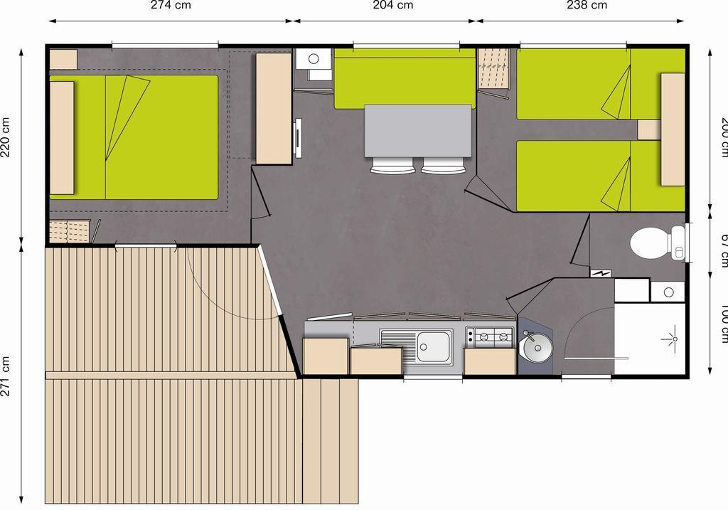 Les Acacias Hotel Vercheny Kültér fotó